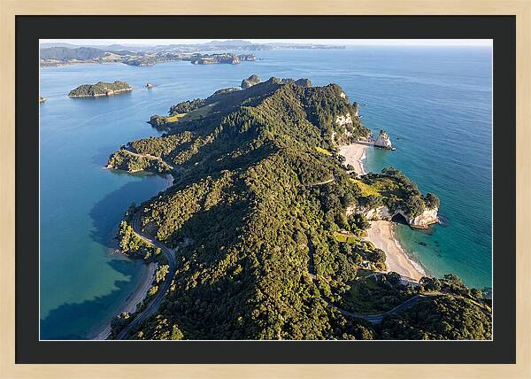 Coromandel Peninsula Aerial View