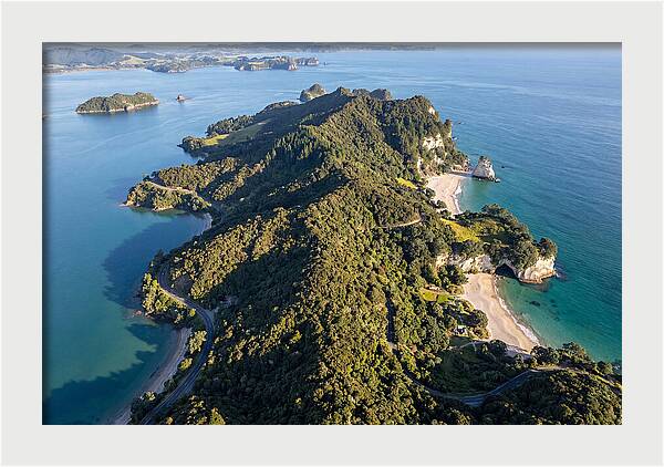 Coromandel Peninsula Aerial View