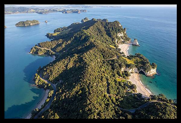 Coromandel Peninsula Aerial View