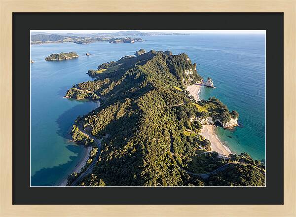 Coromandel Peninsula Aerial View