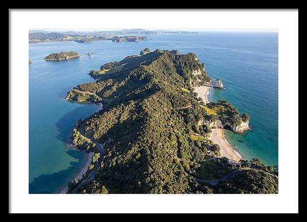 Coromandel Peninsula Aerial View