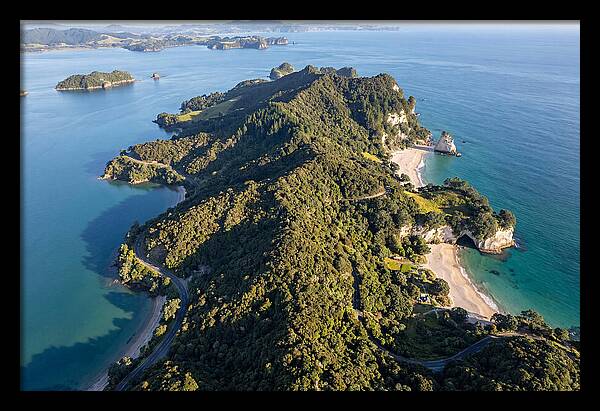 Coromandel Peninsula Aerial View