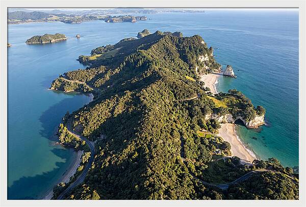 Coromandel Peninsula Aerial View