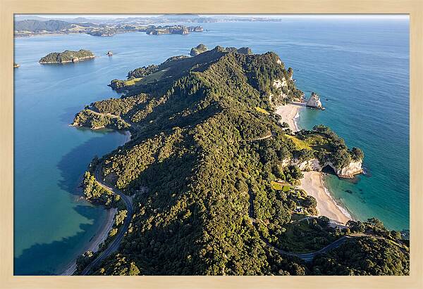Coromandel Peninsula Aerial View