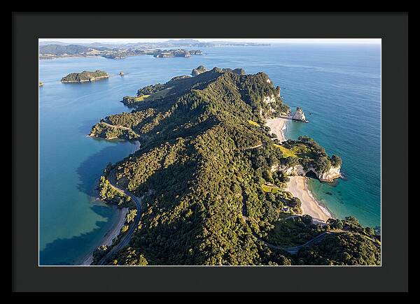 Coromandel Peninsula Aerial View