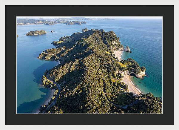 Coromandel Peninsula Aerial View