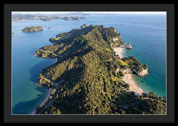 Coromandel Peninsula Aerial View