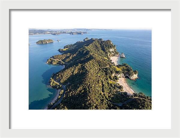 Coromandel Peninsula Aerial View