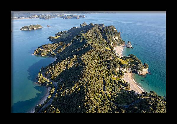 Coromandel Peninsula Aerial View