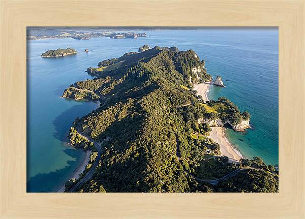 Coromandel Peninsula Aerial View