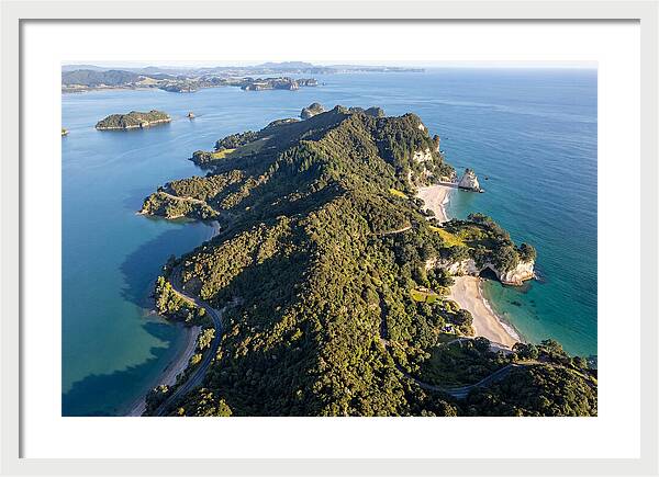 Coromandel Peninsula Aerial View