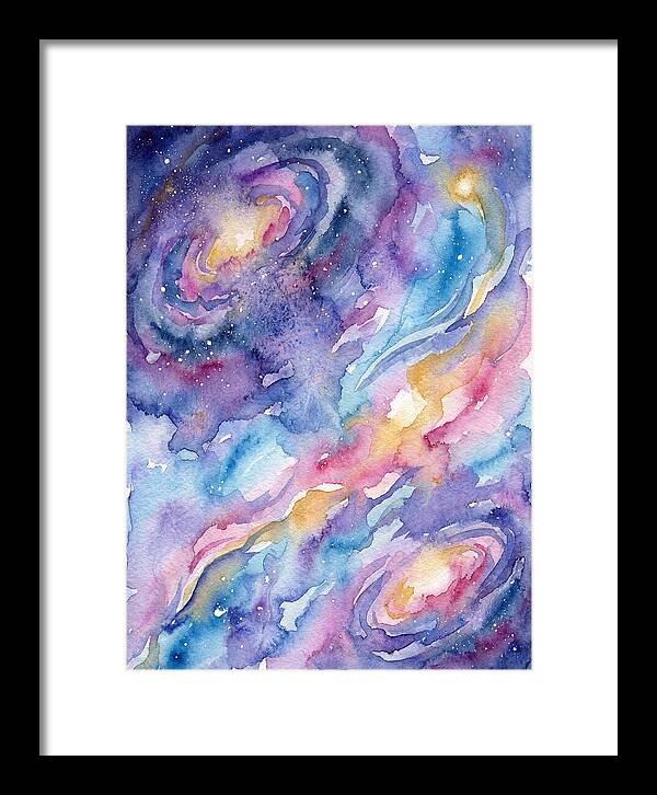 Cosmic Dreamscape In Watercolor