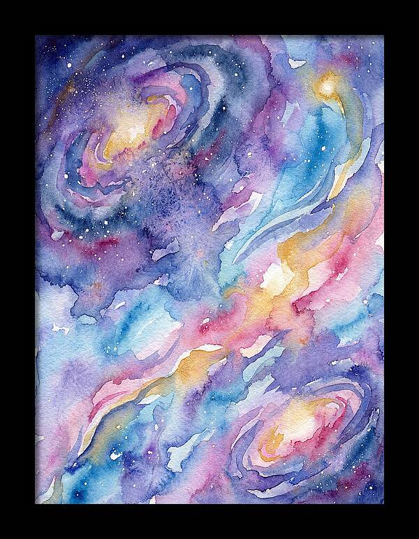 Cosmic Dreamscape In Watercolor