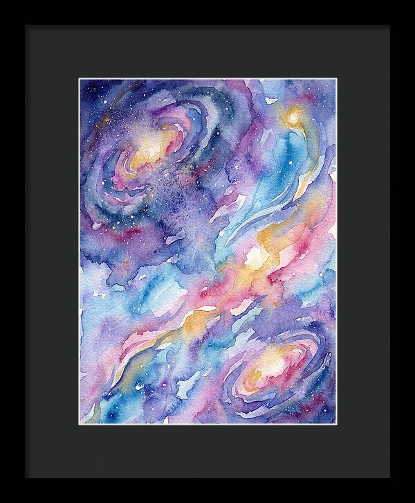 Cosmic Dreamscape In Watercolor