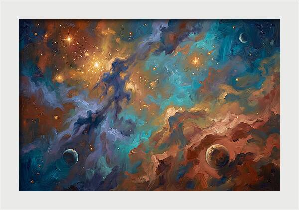 Cosmic Mediterranean Dreamscape
