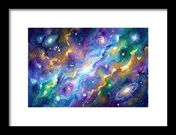 Cosmic Watercolor Dreamscape