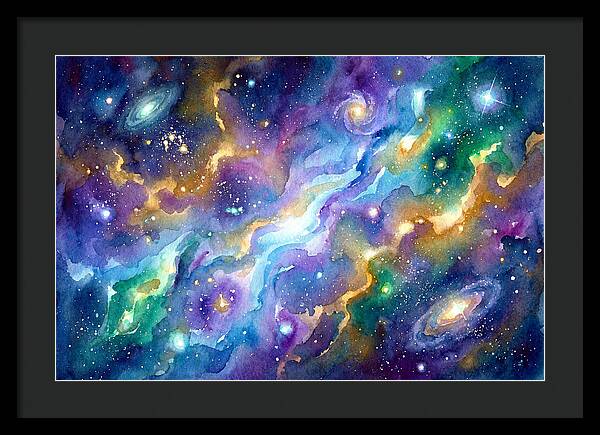 Cosmic Watercolor Dreamscape