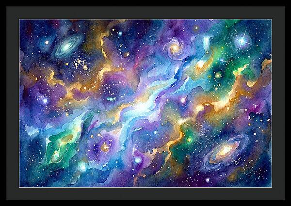 Cosmic Watercolor Dreamscape