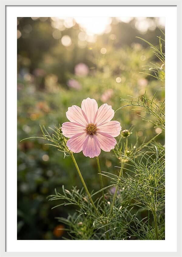 Cosmos Blossom In Soft Light