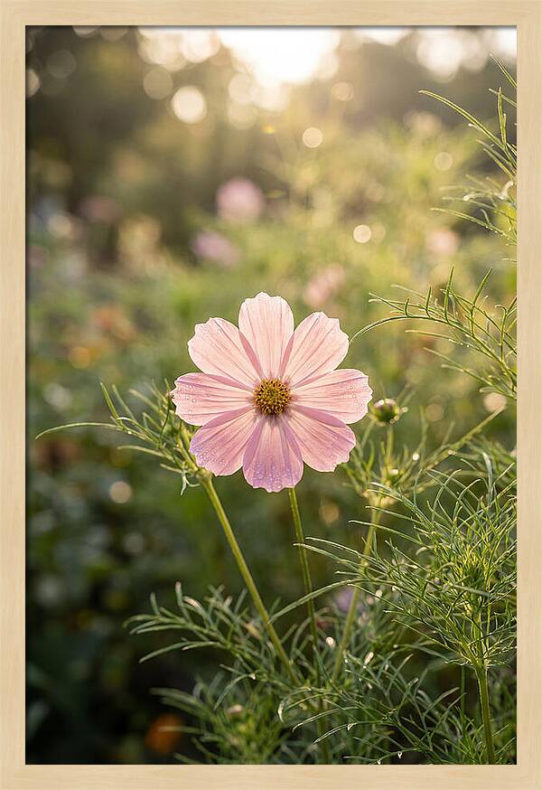 Cosmos Blossom In Soft Light