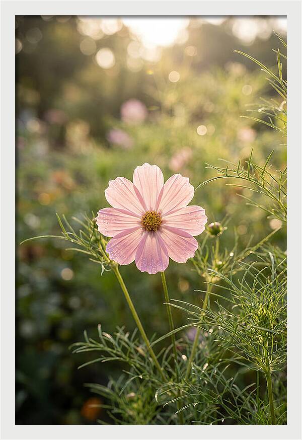 Cosmos Blossom In Soft Light
