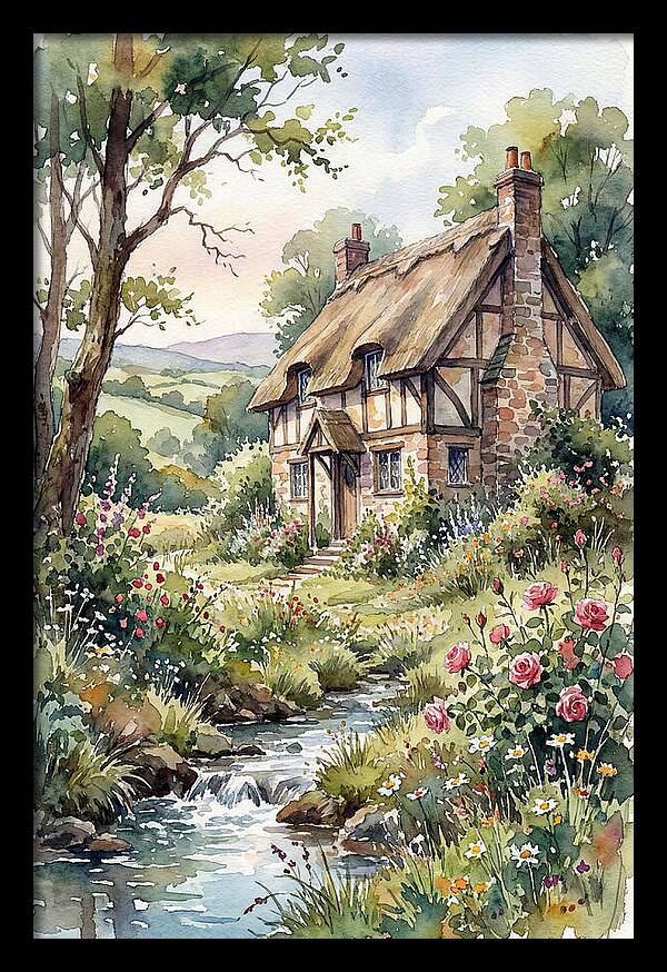 Cottage By The Stream
