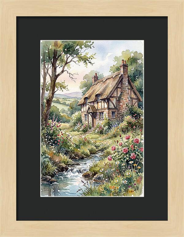 Cottage By The Stream