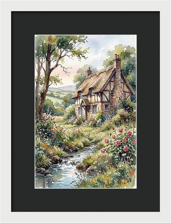 Cottage By The Stream
