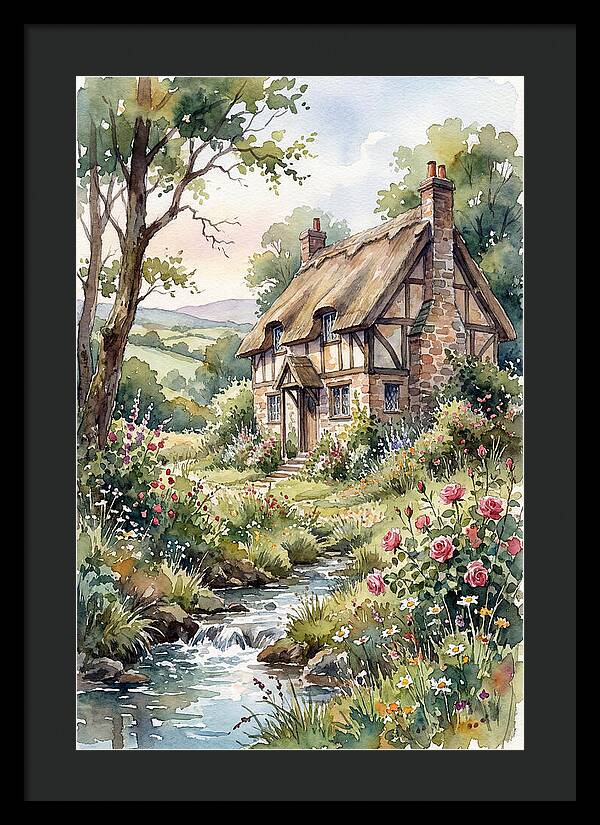 Cottage By The Stream