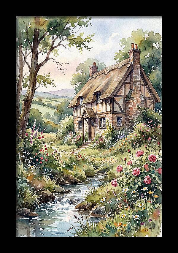 Cottage By The Stream
