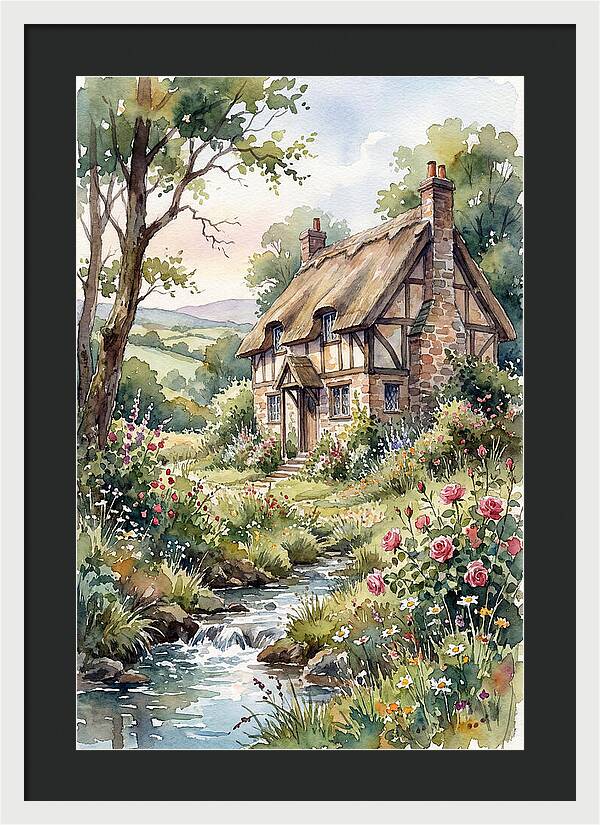 Cottage By The Stream