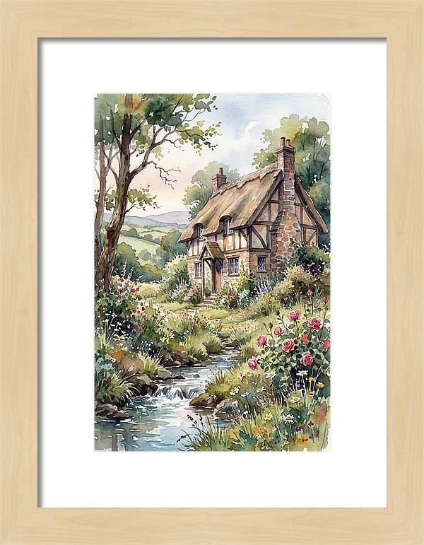 Cottage By The Stream