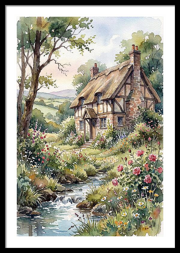 Cottage By The Stream