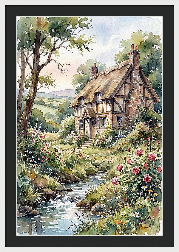 Cottage By The Stream
