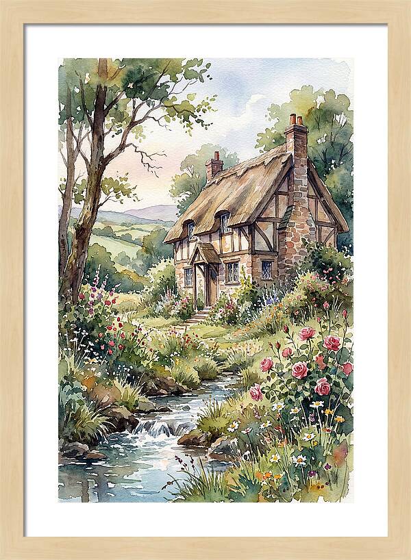 Cottage By The Stream