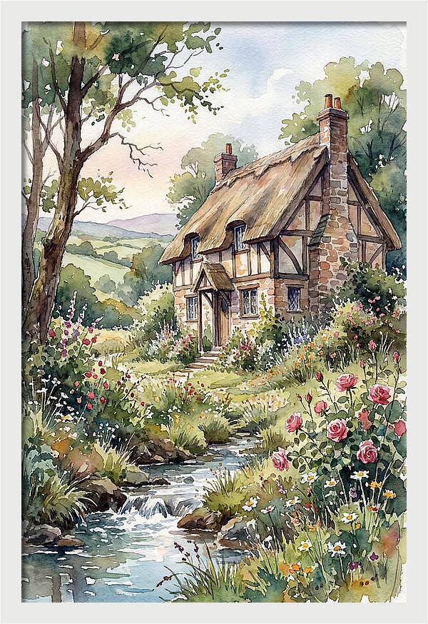 Cottage By The Stream