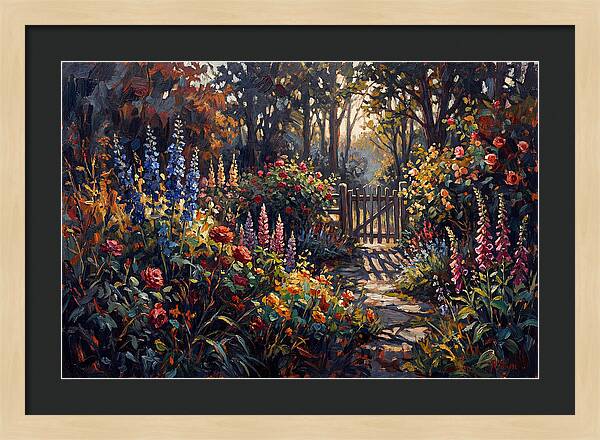 Cottage Garden Bursting With Perennials