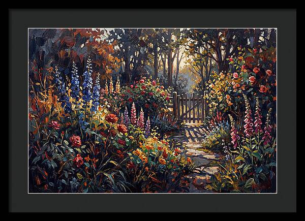 Cottage Garden Bursting With Perennials