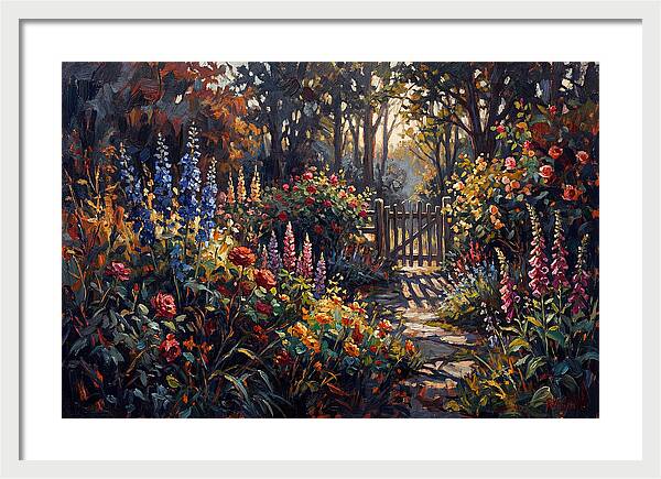 Cottage Garden Bursting With Perennials