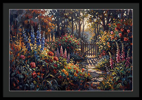 Cottage Garden Bursting With Perennials