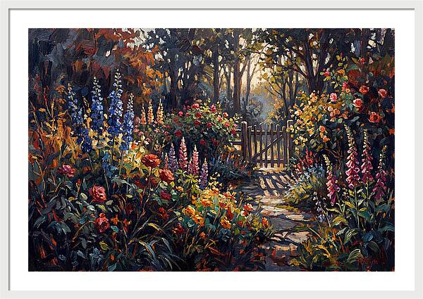 Cottage Garden Bursting With Perennials