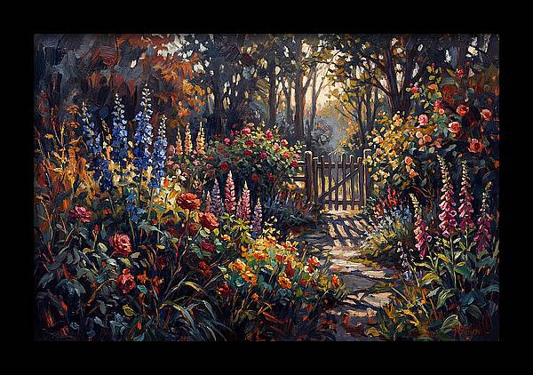 Cottage Garden Bursting With Perennials