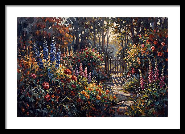 Cottage Garden Bursting With Perennials