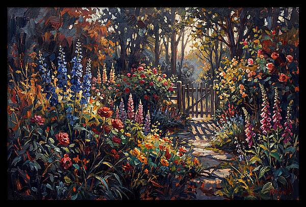 Cottage Garden Bursting With Perennials
