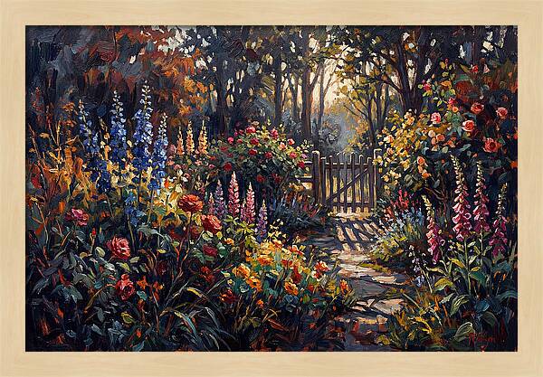 Cottage Garden Bursting With Perennials