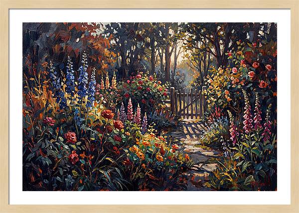 Cottage Garden Bursting With Perennials