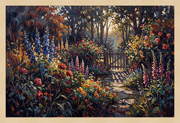 Cottage Garden Bursting With Perennials