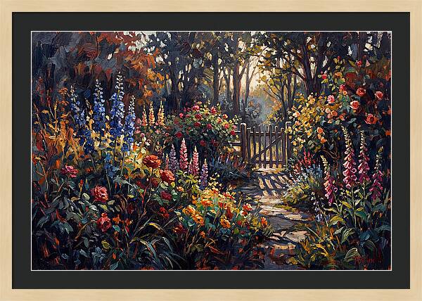 Cottage Garden Bursting With Perennials