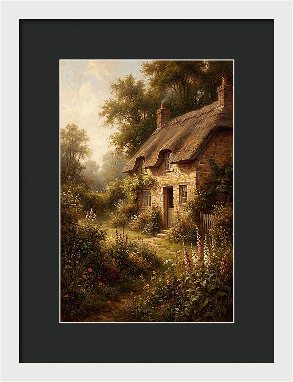 Cottage Surrounded By Nature