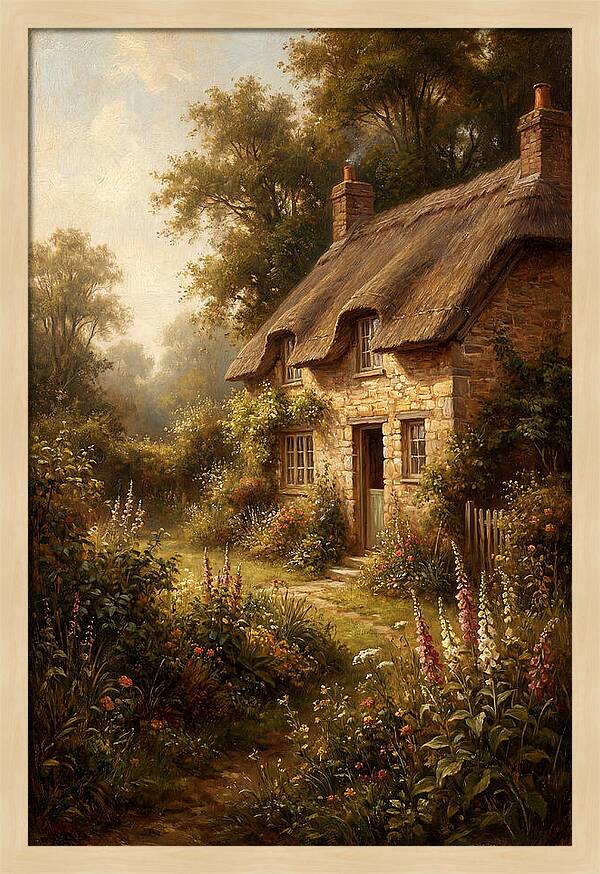 Cottage Surrounded By Nature